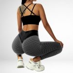 Colanți sport damă push-up talie înaltă Negru – FITINT 010 2025 18