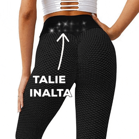 Colanti modelatori cu talie inalta FITINT Stellar Black Colanti modelatori cu talie inalta FITINT Stellar Black