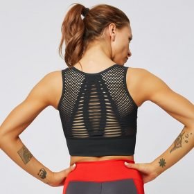 Bustiera sport asimetrica FITINT Sonic sustinere medie Negru 2023 71