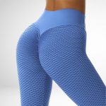 Colanți sport damă push-up talie înaltă Albastru – FITINT 012 2025 26