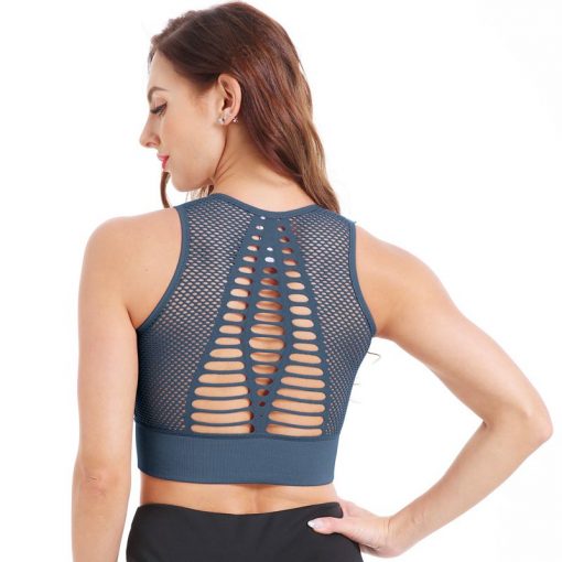 Bustiera Push Up FITINT Cosmic Sport Albastru 2023 4