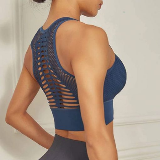 Bustiera Push Up FITINT Cosmic Sport Albastru 2023 11