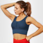 Bustiera Push Up FITINT Cosmic Sport Albastru 2023 22