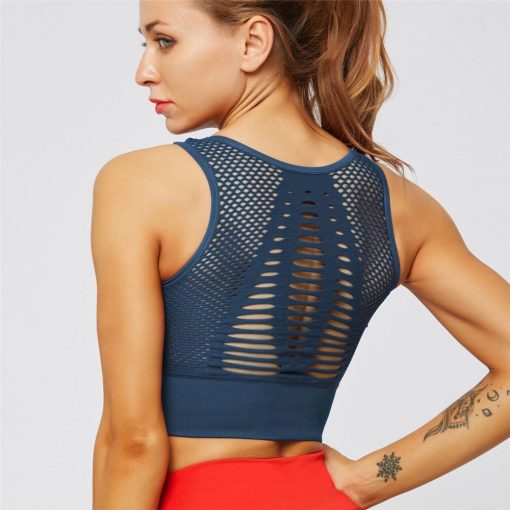 Bustiera Push Up FITINT Cosmic Sport Albastru 2023 7