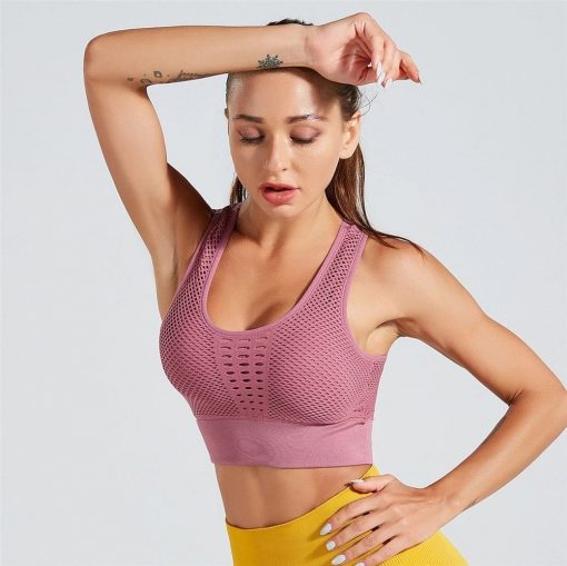Bustiera Sport Push Up FITINT Cosmic Pink 2023 3