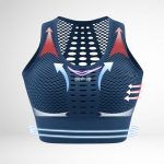 Bustieră sport damă push-up material elastic Albastru – FITINT 018 2025 21