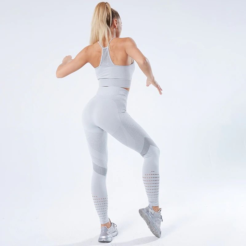 Colanti fara cusaturi FITINT Seamless Connect Grey Colanti fara cusaturi FITINT Seamless Connect Grey
