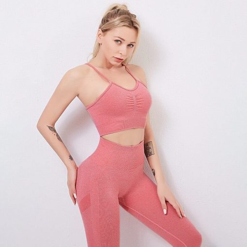 Set Fitness Seamless FITINT Dynamic Pink 2023 3