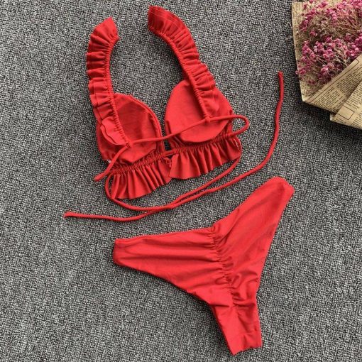 Costum de baie cu slip inalt brazilian FITINT Sierra 2 piese 2023 8