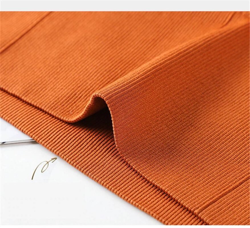 Bustieră sport damă push-up material elastic Portocaliu – FITINT 047 2025 5