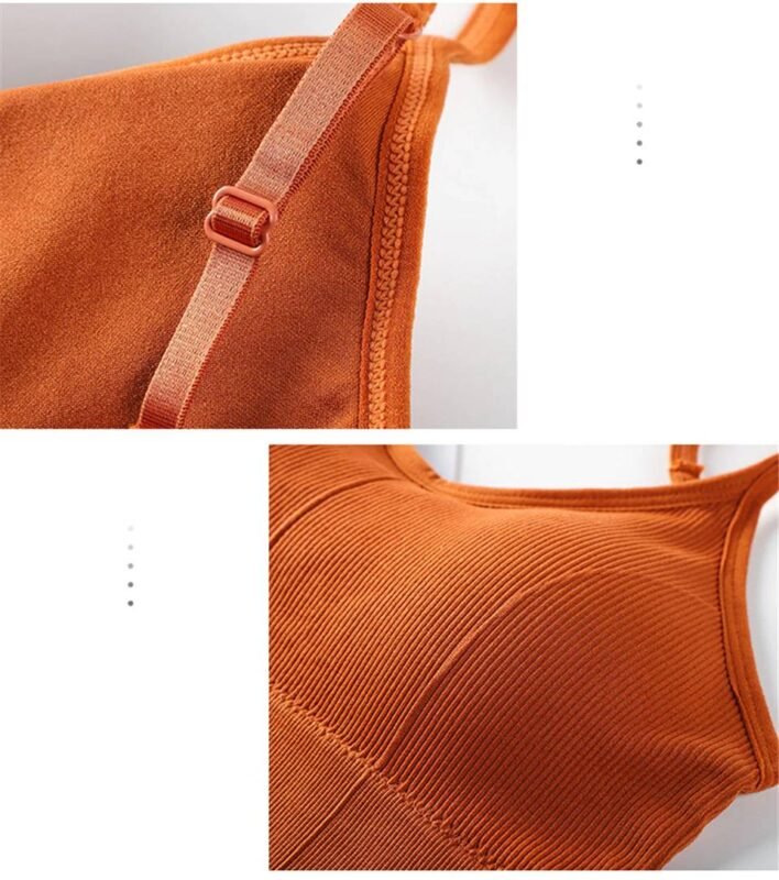 Bustiera Sport Push Up FITINT Finesse Caramel Bustiera Sport Push Up FITINT Finesse Caramel