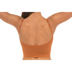 Bustiera Sport Push Up FITINT Finesse Caramel