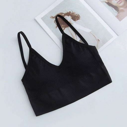 Bustiera Cu Spate Decupat FITINT Backless Negru 2023 11