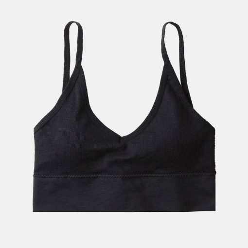 Bustiera Cu Spate Decupat FITINT Backless Negru 2023 4