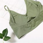 Bustiera Cu Spate Decupat FITINT Backless Verde 2024 43