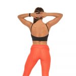 Bustieră sport damă material elastic Negru – FITINT 054 2025 44