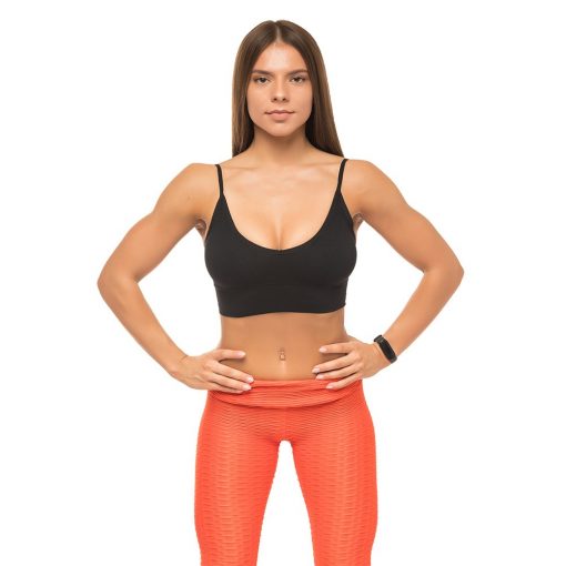 Bustiera Cu Spate Decupat FITINT Backless Negru 2023 5