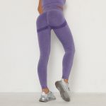 Colanți sport damă push-up talie înaltă Mov – FITINT 063 2025 22