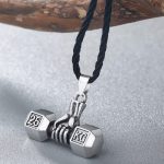 Lantisor cu pandantiv FITINT Gantera Argintiu 091 damă Gri FITINT 091 2025 12