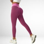 Colanți sport damă push-up talie înaltă Roz – FITINT 096 2025 19