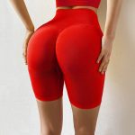 Colanți sport damă push-up talie înaltă Rosu – FITINT 081 2025 20