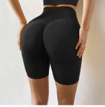 Colanți sport damă push-up talie înaltă Negru – FITINT 095 2025 19