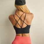 Bustieră sport damă material elastic Negru – FITINT 103 2025 12