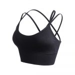 Bustieră sport damă material elastic Negru – FITINT 103 2025 24