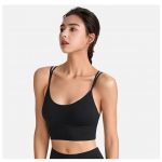 Bustieră sport damă material elastic Albastru – FITINT 104 2025 10