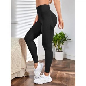 Colanti fara cusaturi FITINT Misshine cu talie inalta Negru 2023 61