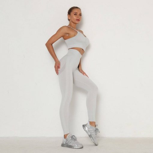 Colanti modelatori FITINT Flawless cu talie inalta Gri Deschis 2023 5