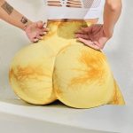 Colanți sport damă fără cusături push-up talie înaltă Galben – FITINT 113 2025 34