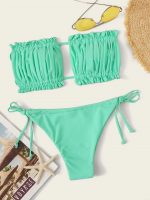 Costum de baie push up FITINT Joy 2 piese Bikini Turcoaz 2023 32