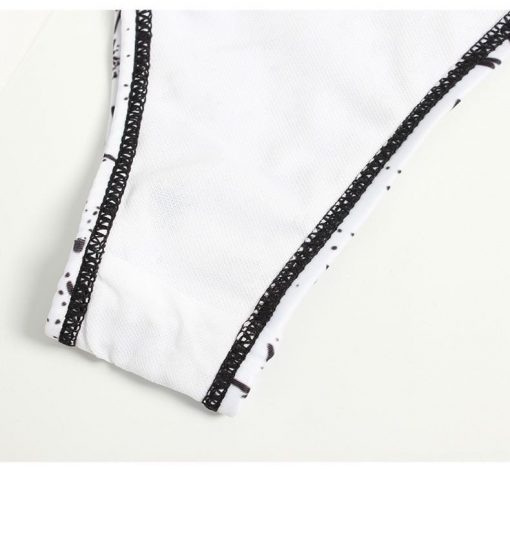 Costum de baie cu dantela FITINT 2 piese Lace Alb 2023 3