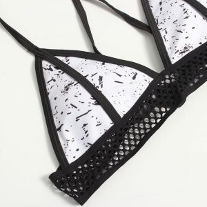 Costum de baie cu dantela FITINT 2 piese Lace Alb 2023 38