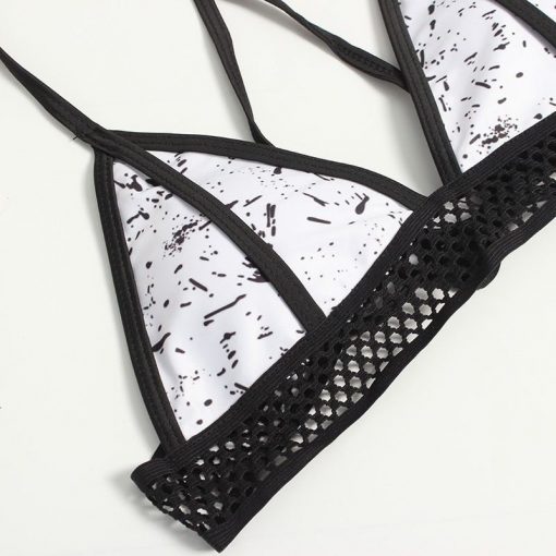 Costum de baie cu dantela FITINT 2 piese Lace Alb 2023 2
