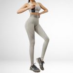 Colanți sport damă talie înaltă Gri – FITINT 128 2025 18