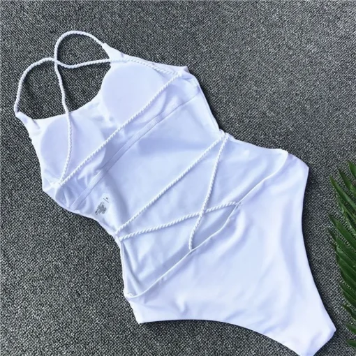 Costum Baie Intreg FITINT Kassandra modelator Alb 2023 2