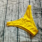 Costum de baie 2 piese Bikini FITINT Nerina Yellow 2022 7