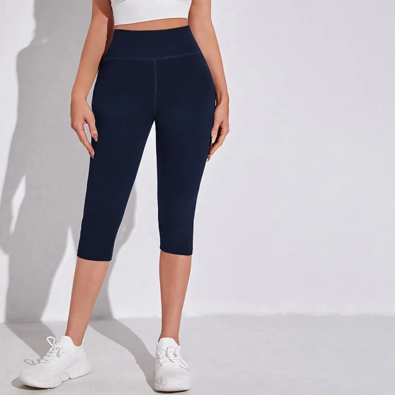 Colanți sport damă talie înaltă Albastru – FITINT 173 2025 2