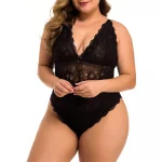 Lenjerie sexy tip body FITINT Lisabona cu dantela Negru 2025 27