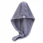 Prosop turban FITINT QuickDry pentru uscarea parului Gri 2025 10