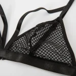 Set Lenjerie Intima Dama sexy FITINT Honey 3 Piese Negru 2023 47