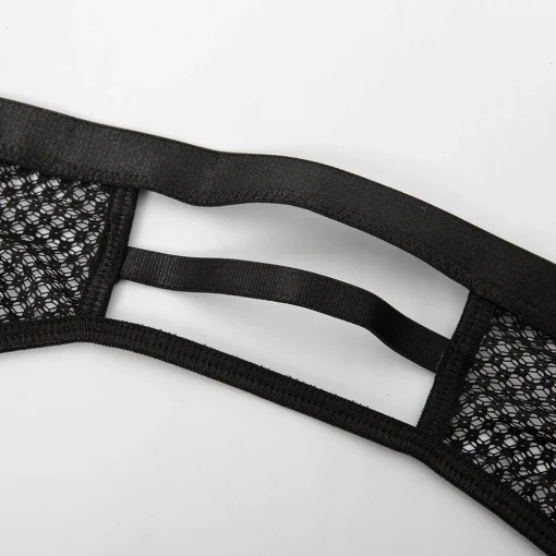 Set Lenjerie Intima Dama sexy FITINT Honey 3 Piese Negru 2023 5