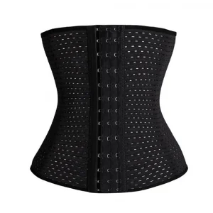 Curea tip centura, lata FITINT corset cu capse Negru 2024 2