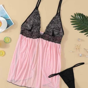 Costum de baie cu dantela FITINT 2 piese Lace Alb 2023 90