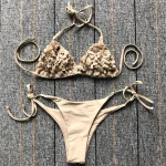 Costum de baie damă cu burete 2 piese Maro – FITINT 271 2025 19