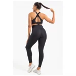 Bustieră sport damă material elastic Negru – FITINT 309 2025 13
