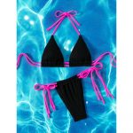 Costum de baie damă 2 piese Negru – FITINT 383 2025 24