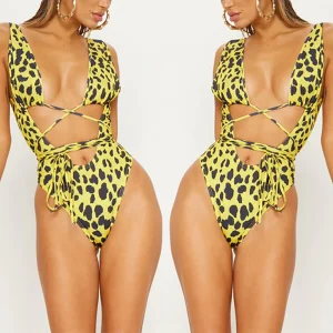 Costum Baie Intreg FITINT Kassandra modelator Galben 2023 11